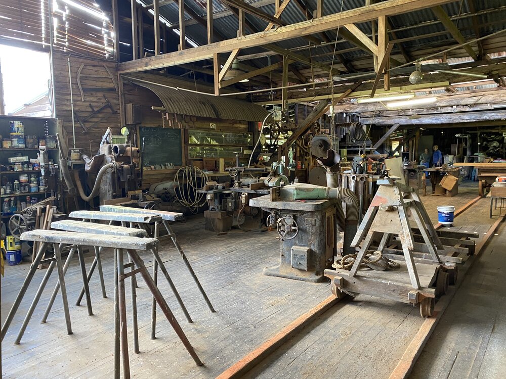 Interior, Alfredson's Joinery, 28 King Street, Cooran, 1 May 2024