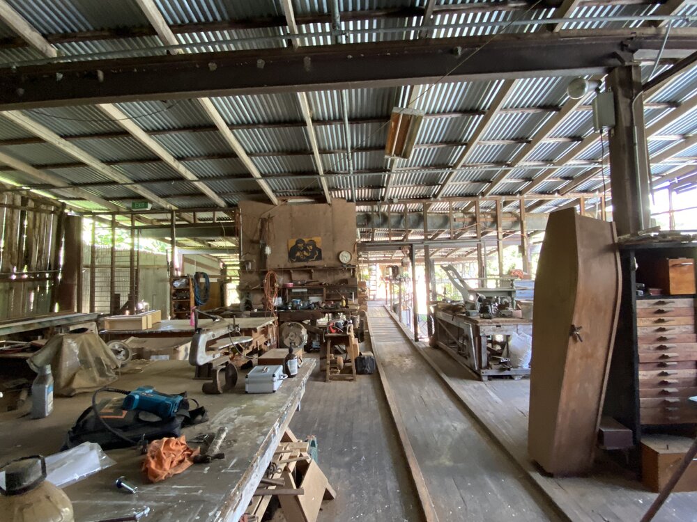 Interior, Alfredson's Joinery, 28 King Street, Cooran, 1 May 2024