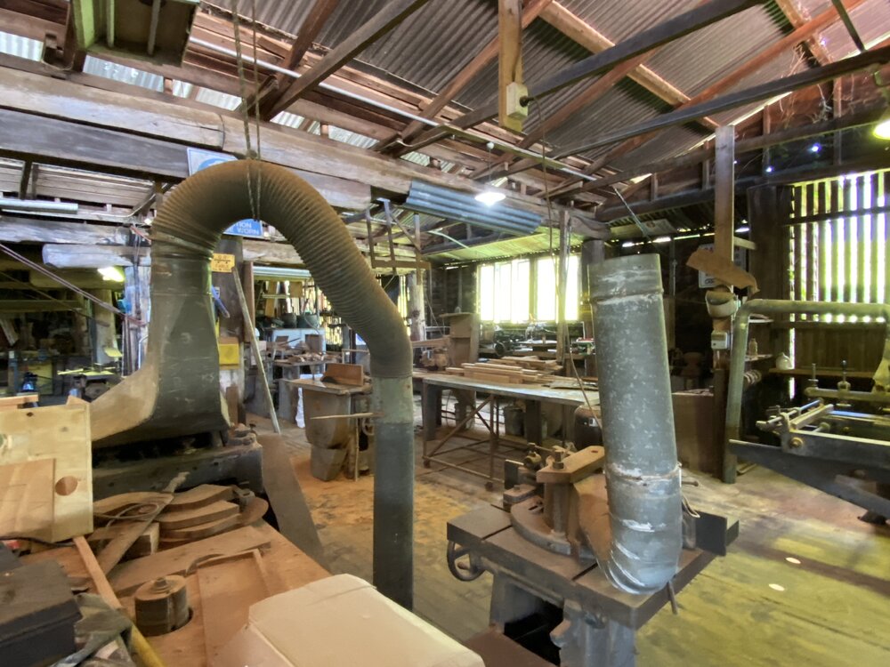 Interior, Alfredson's Joinery, 28 King Street, Cooran, 1 May 2024