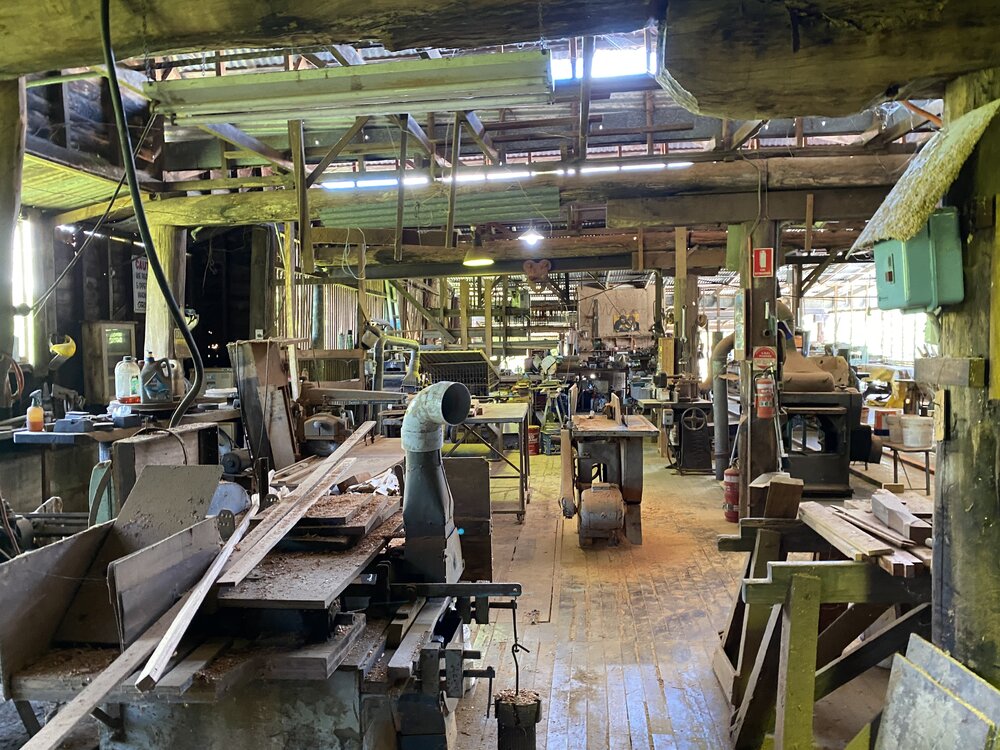 Interior, Alfredson's Joinery, 28 King Street, Cooran, 1 May 2024