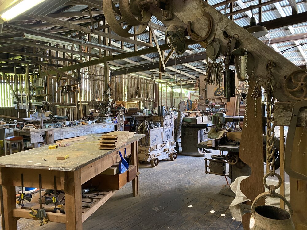 Interior, Alfredson's Joinery, 28 King Street, Cooran, 1 May 2024