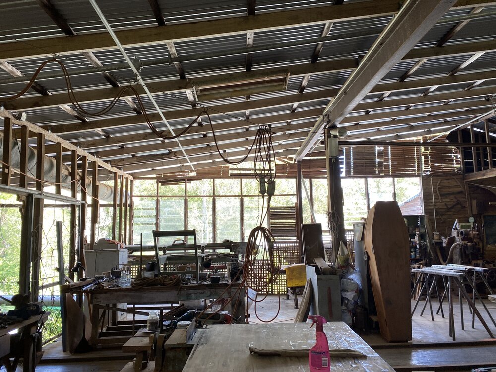 Interior, Alfredson's Joinery, 28 King Street, Cooran, 1 May 2024