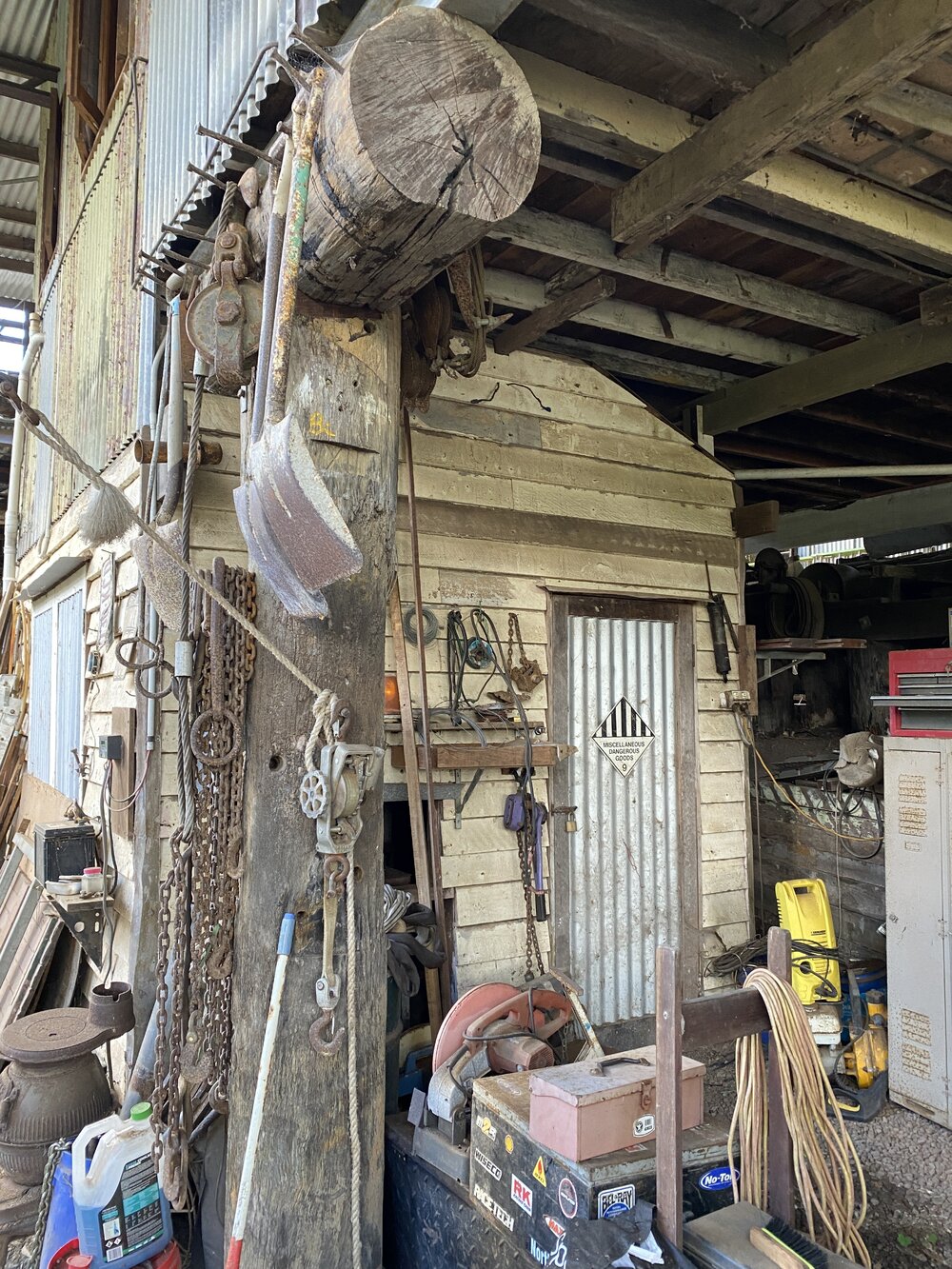 Interior, Alfredson's Joinery, 28 King Street, Cooran, 1 May 2024