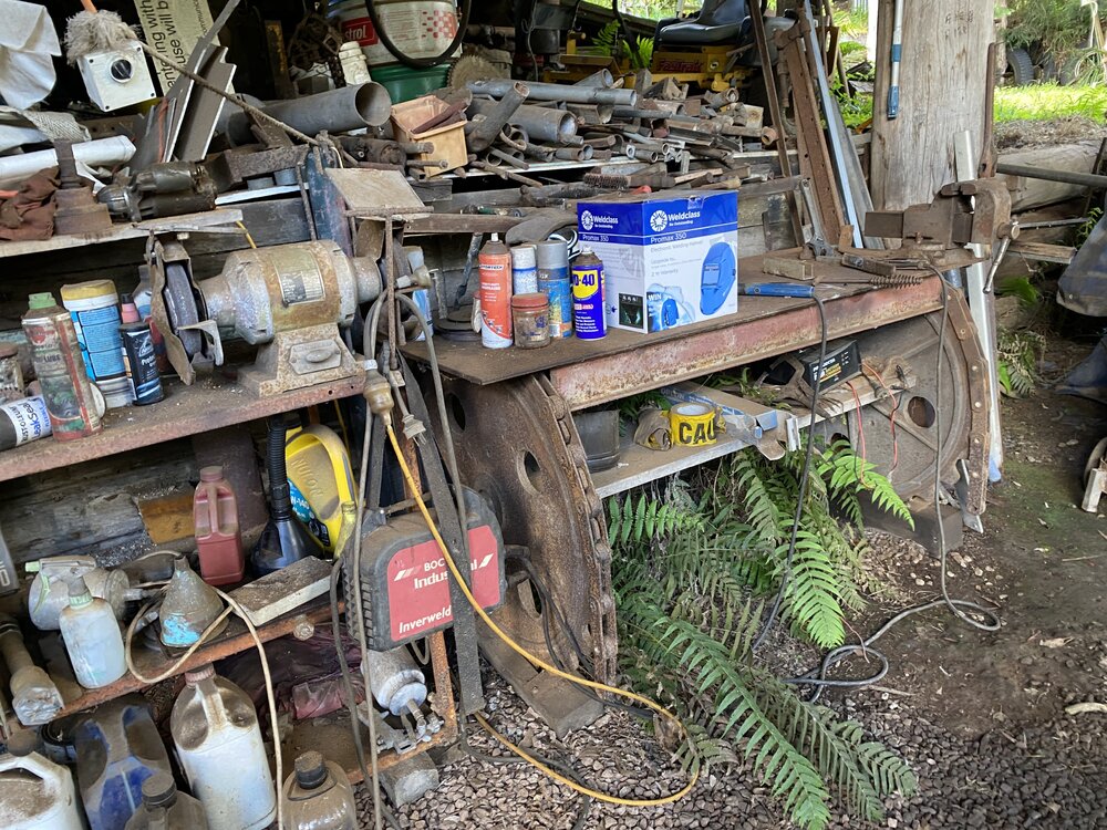 Stored items, Alfredson's Joinery, 28 King Street, Cooran, 1 May 2024