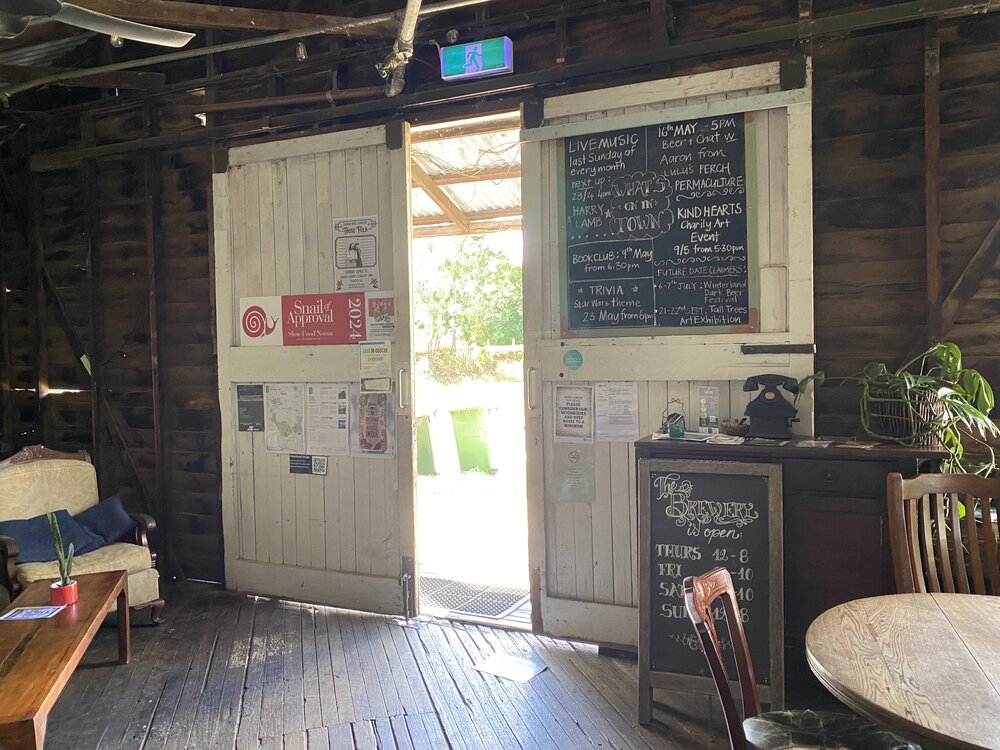 Interior, Alfredson's Joinery, 28 King Street, Cooran, 1 May 2024