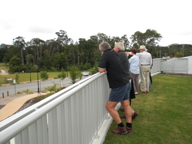 Admiring the finished product, prior to opening, Cooroy Library, 9 Maple Street, Cooroy, 20 May 2010