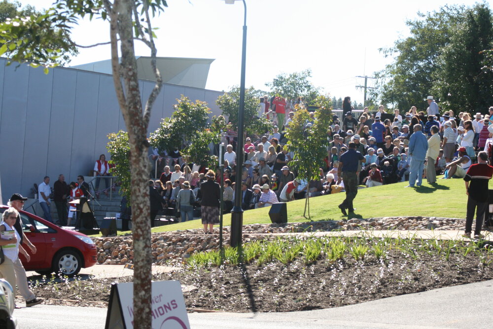 Attendees, official opening, Cooroy Library, 9 Maple Street, Cooroy, 6 June 2010