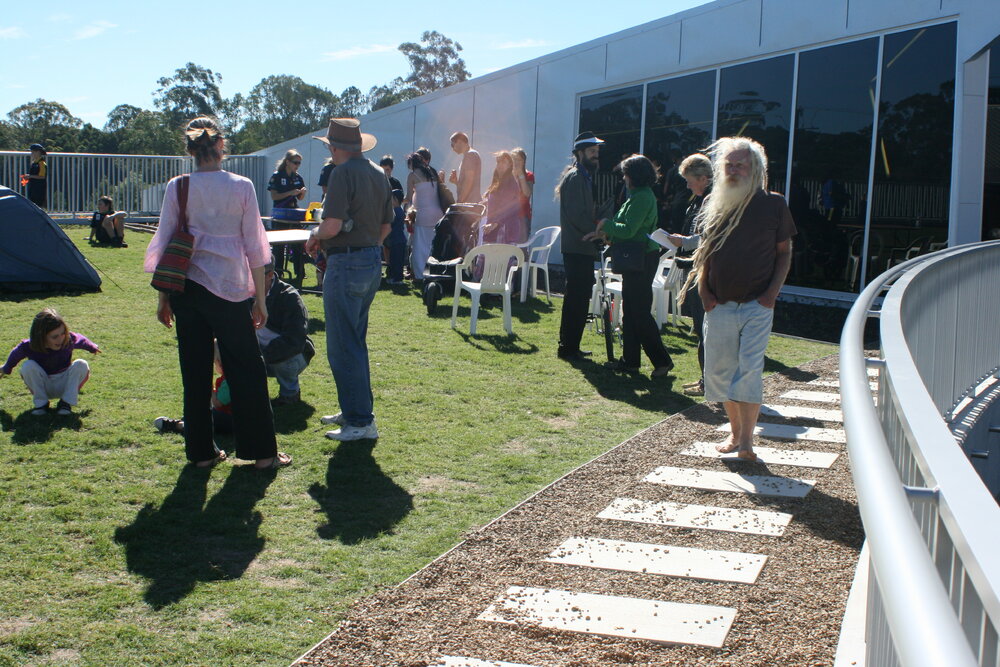 Attendees, official opening, interior, Cooroy Library, 9 Maple Street, Cooroy, 6 June 2010