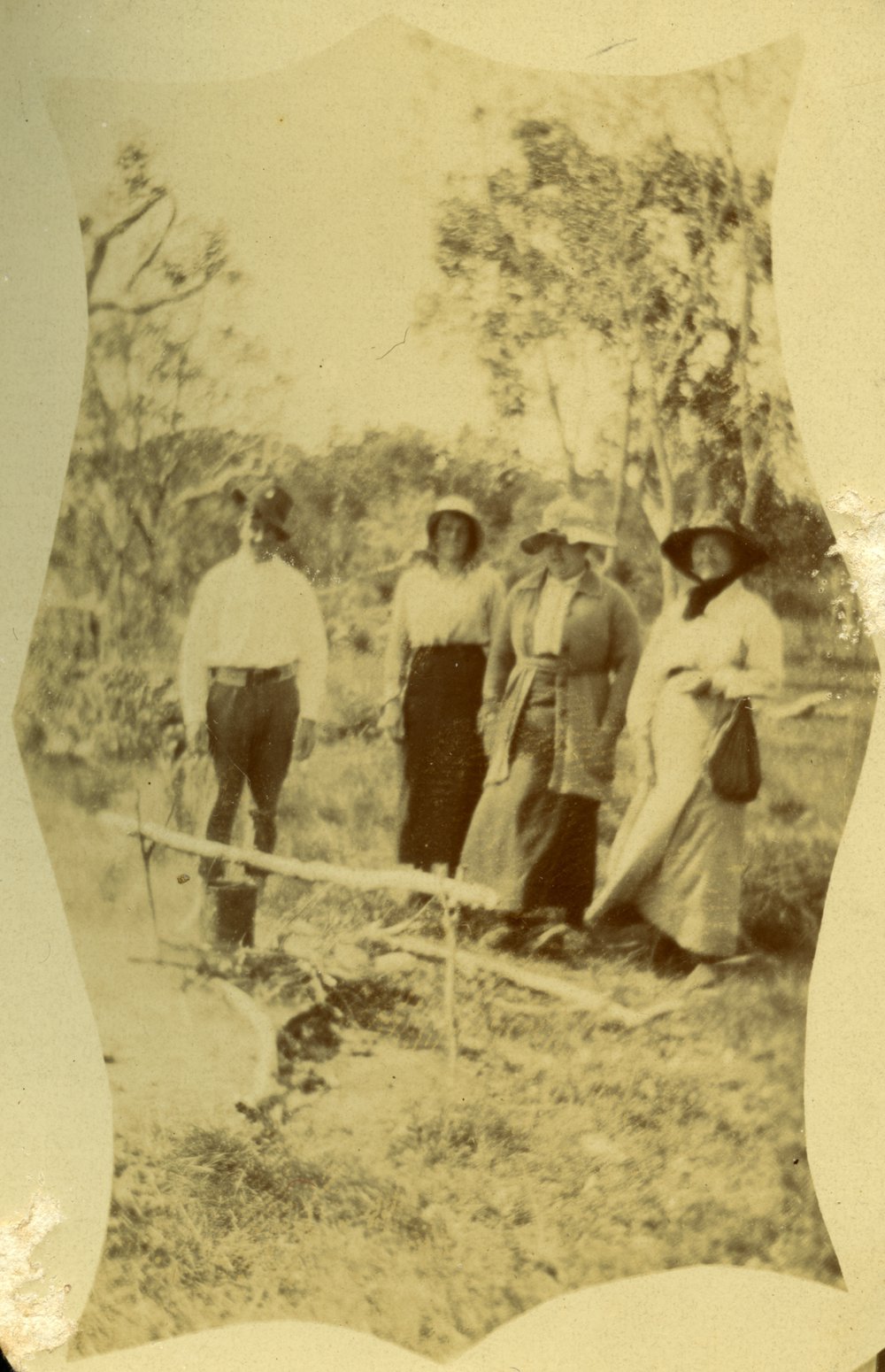 George Hay (l) and friends 