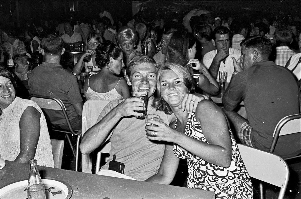 New Year's Eve party, 31 December 1969