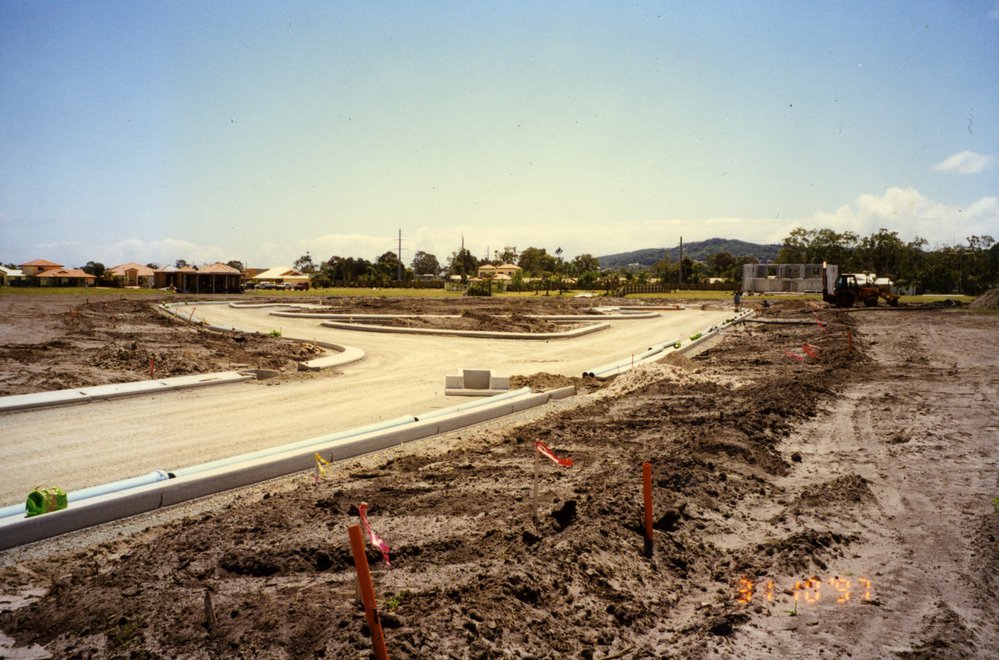 Cleared land for development, Noosa Waters, Noosaville,  31 October 1997