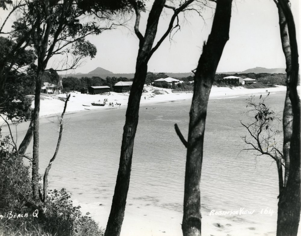Noosa Main Beach, Noosa Heads, 1950