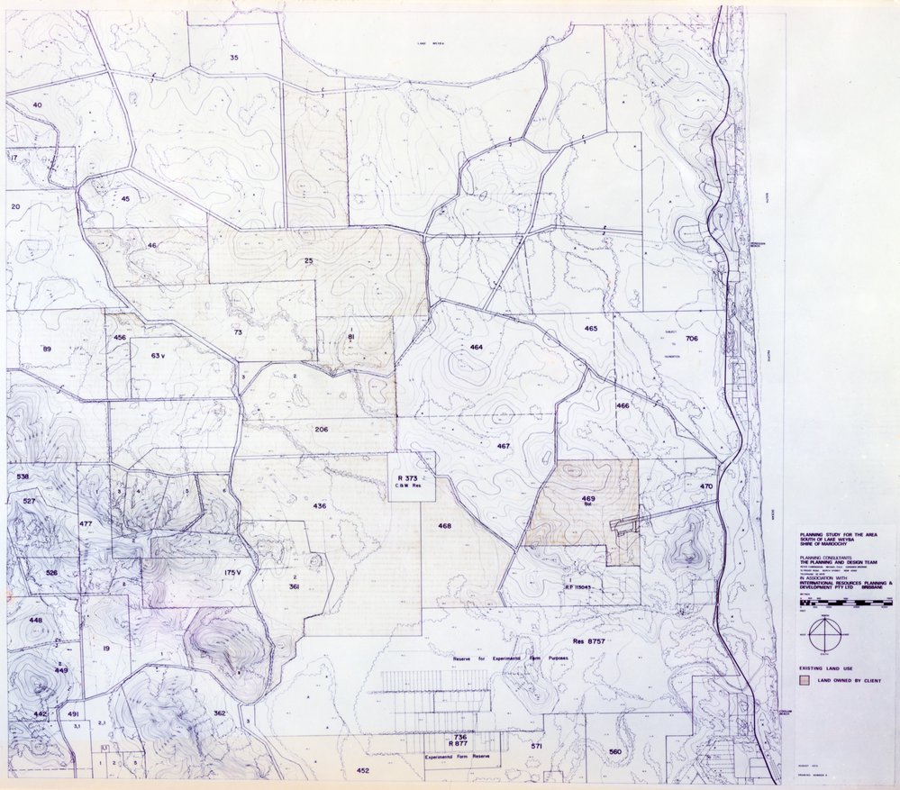 Planning study for the area south of Lake Weyba Shire of Maroochy, August 1972