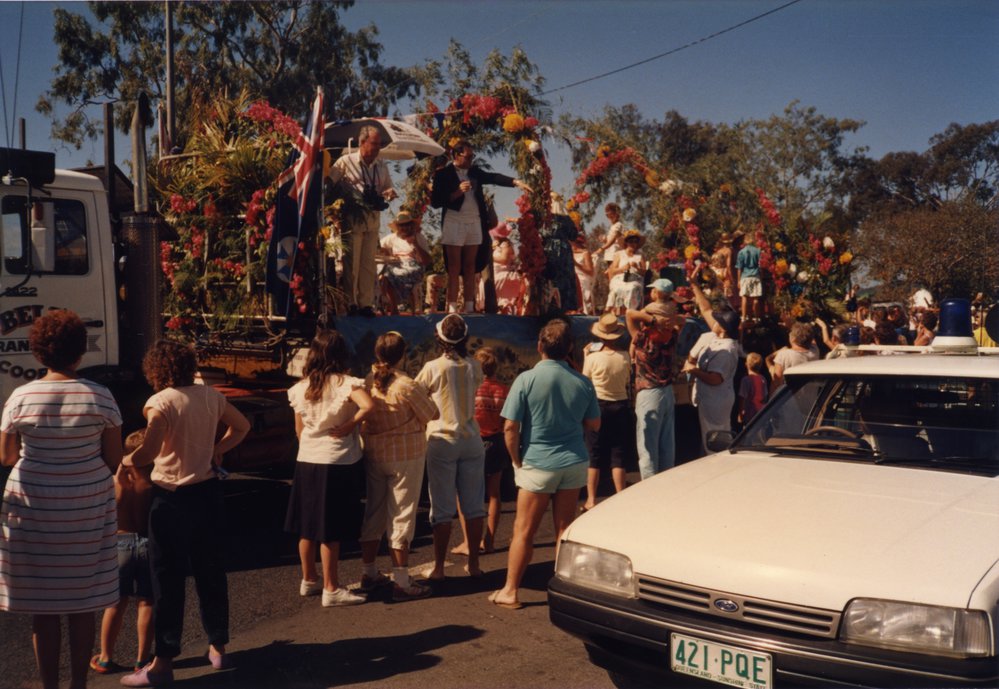 Parade float, Festival of Waters, Noosaville, 1986