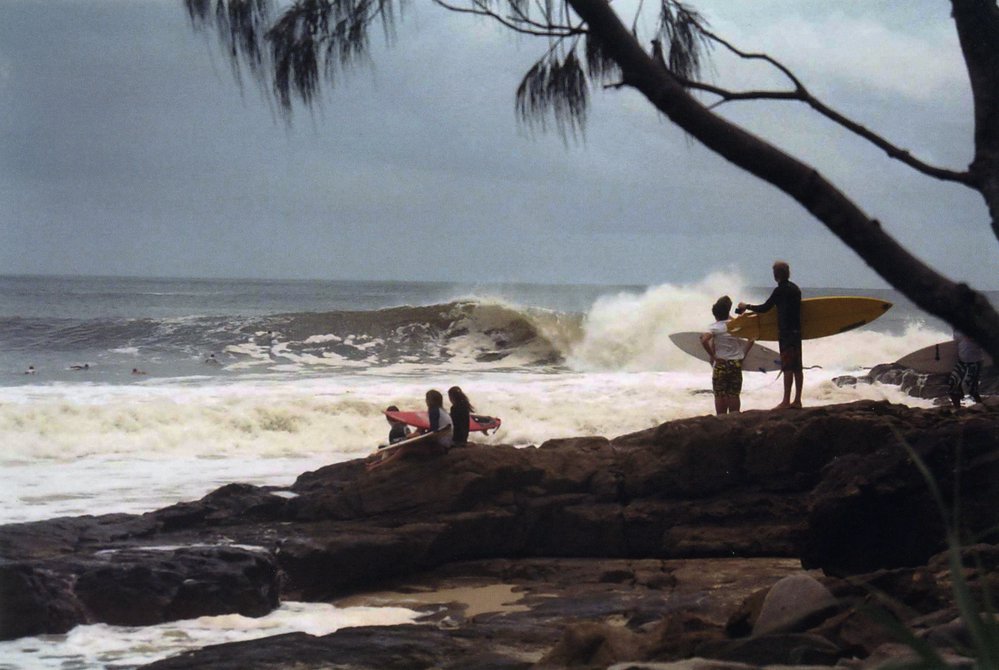 Storm surf, First Point, Noosa Main Beach, Noosa Heads, ca 2000s