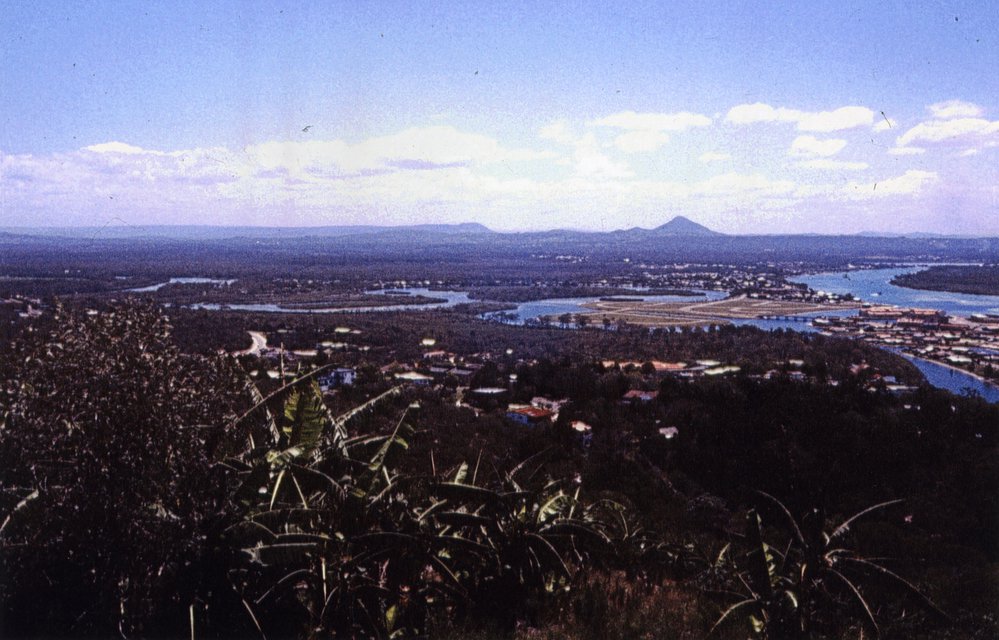 Views towards Noosaville and Tewantin from Laguna Lookout, Noosa Heads, 1970s