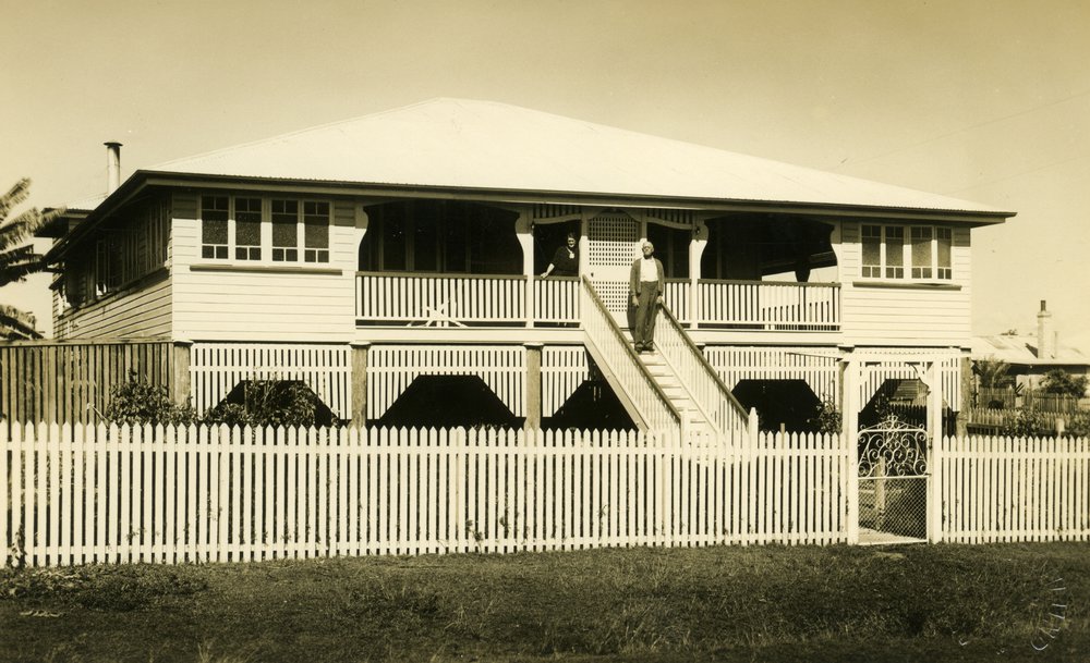 Harry F Walker and Rose Walker, Blakesley Street, Tewantin, ca 1940s