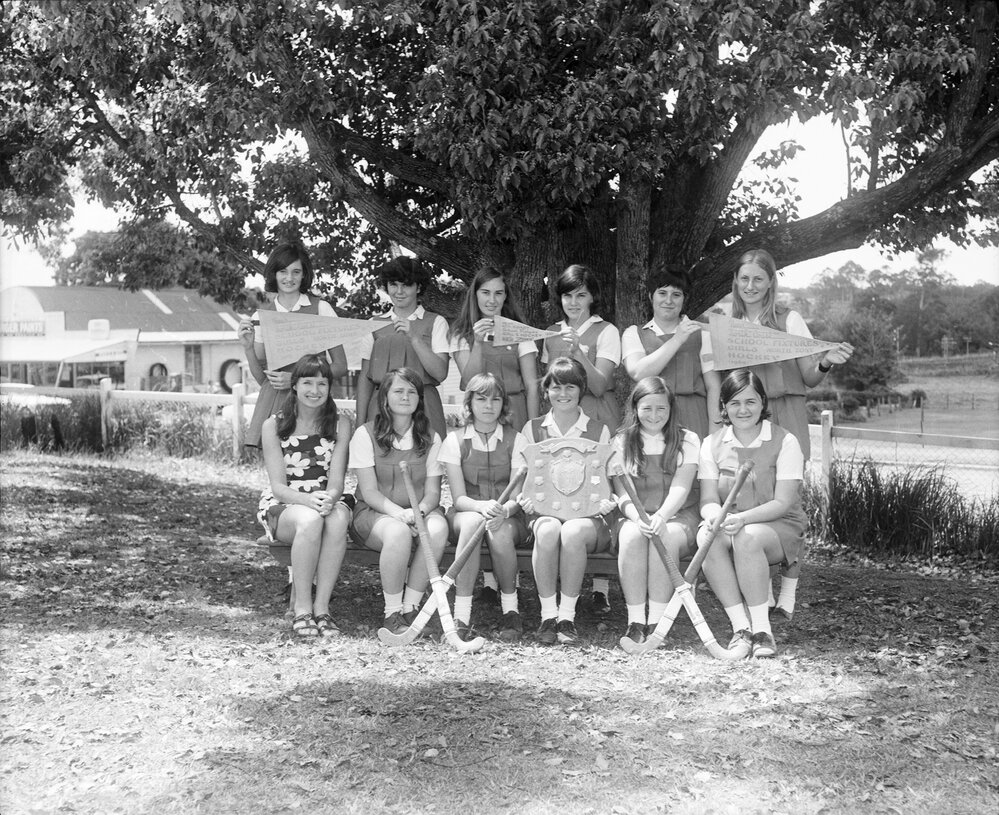 Hockey Team Photo, Pomona State School, September 1971