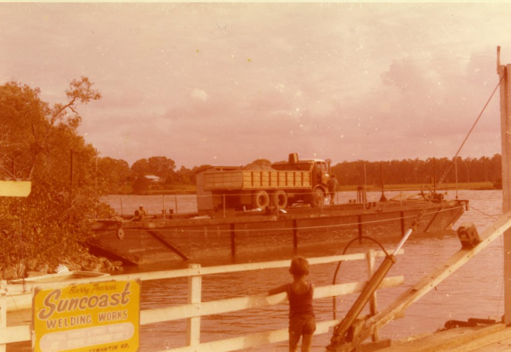 Mineral Sands Ferry, Tewantin, 1970