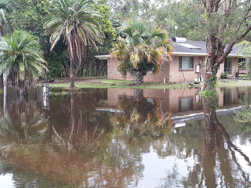 Flooding, 135 Lake Weyba Drive, Noosaville, 26 February 2022