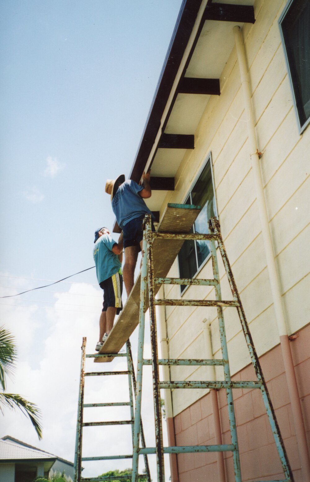 Renovations, Brett and Don Grice (l-r), 23 Koel Street, Noosaville, 2004