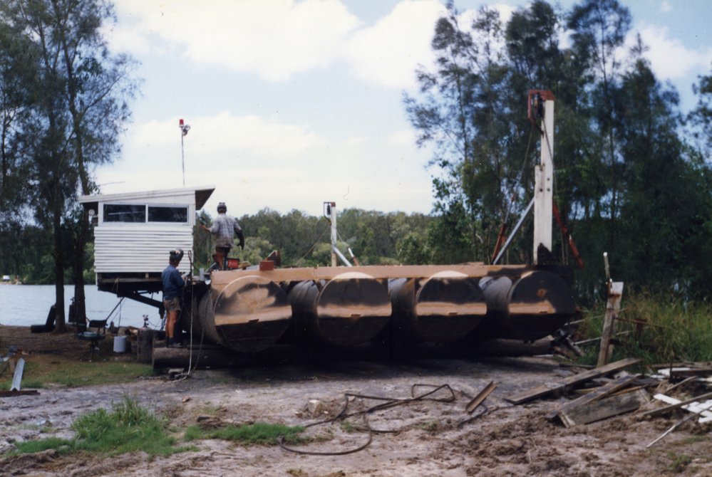 Noosa River Ferry, survey mid 1990s