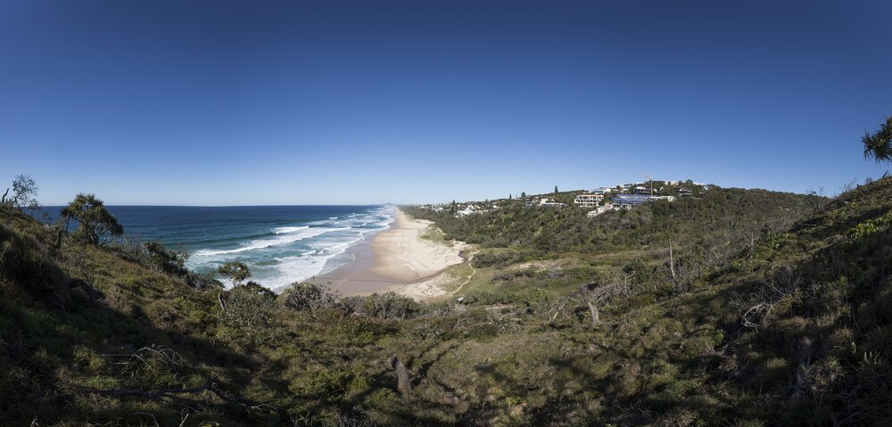 Sunshine Beach, looking south from Headland, 1 June 2018
