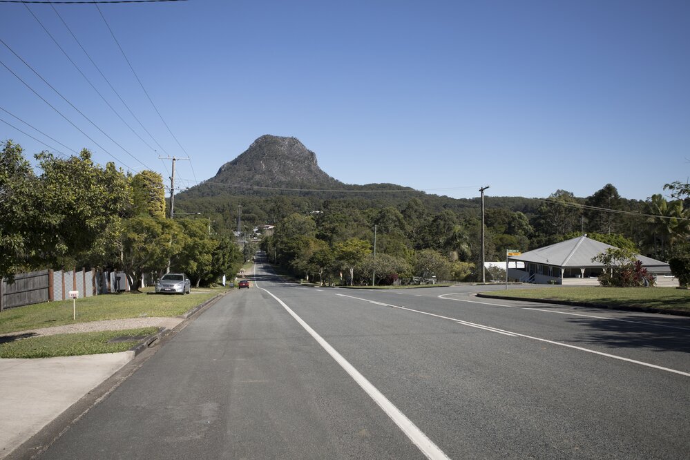 Views to Mt Cooroora, Hill Street Pomona, 31 May 2018