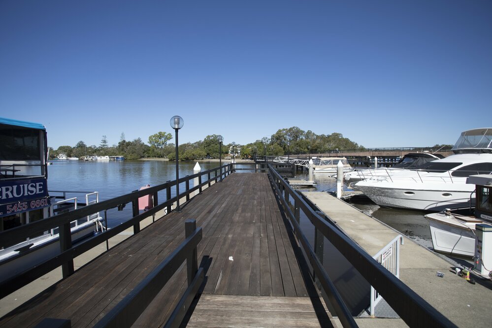 Moored boats, Noosa Marina, 2 Parkyn Court, Tewantin, 1 June 2018