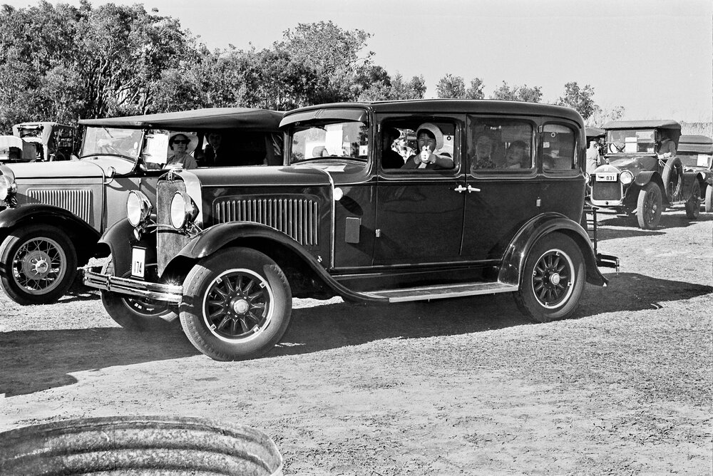 Vintage cars, Motorkana '72, Peregian Beach Show Grounds, Peregian Beach, September 1972