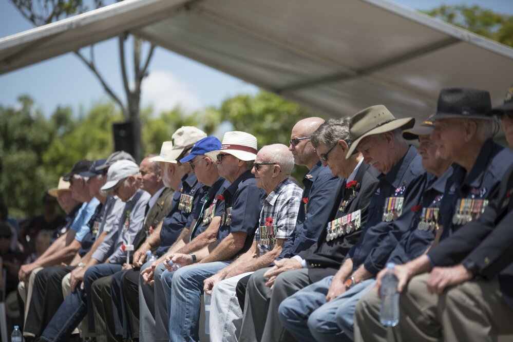 Veterans, Remembrance Day, Tewantin, 11 November 2018