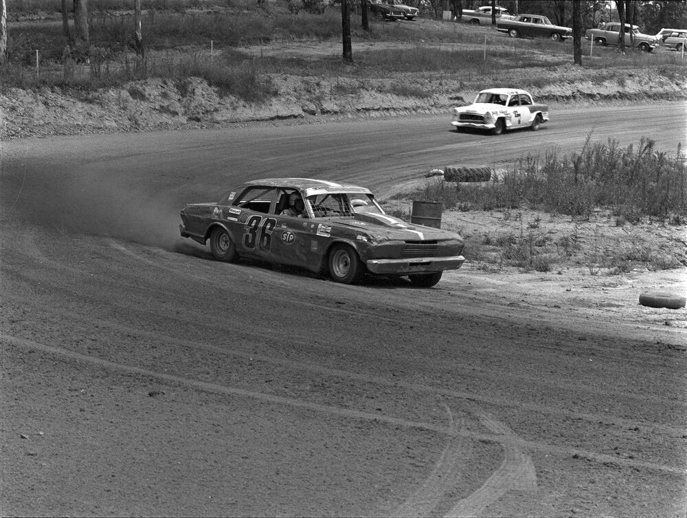 Car racing, speedway meeting, Caboolture, 28 January 1973