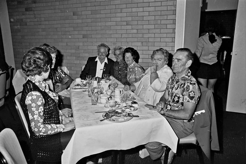 Guests, Motorkana Dinner-dance, Surfair International Hotel, Marcoola, September 1972