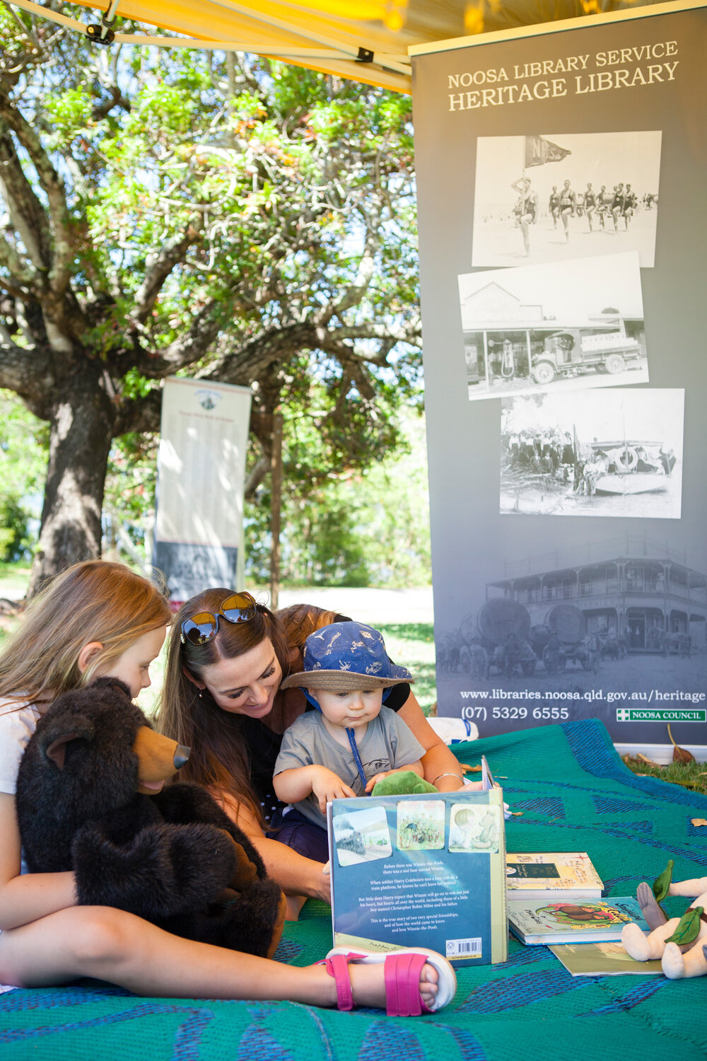 Storytime, Remembrance Day, Looking Forward to Peace Event, Tewantin-Noosa RSL Memorial Park, Tewantin, 11 November 2018