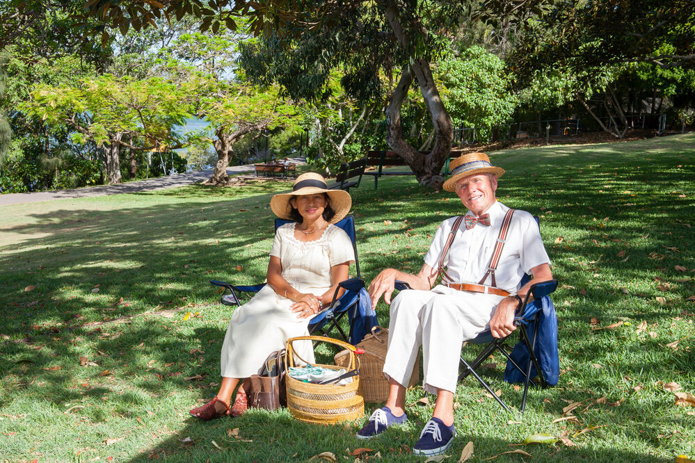 Spectators, Remembrance Day, Looking Forward to Peace Event, Tewantin-Noosa RSL Memorial Park, Tewantin, 11 November 2018