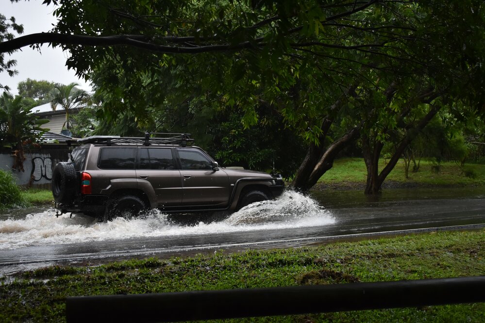 Flooding, Gibson Road, Noosaville, 26 February 2022