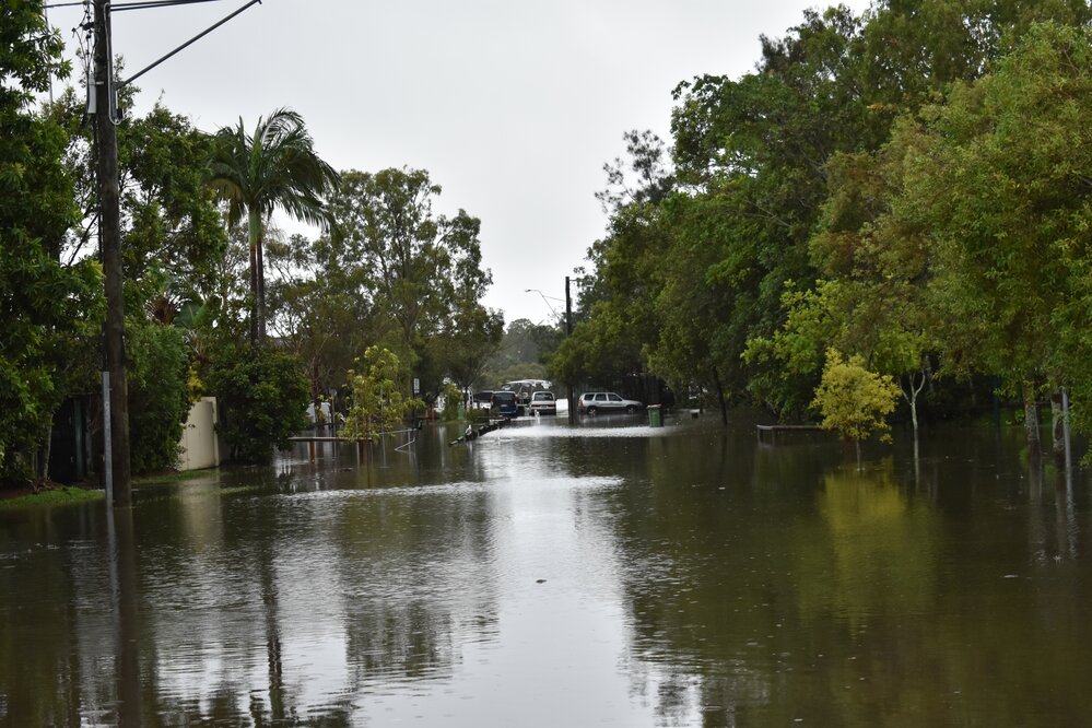 Flooding, Hilton Esplanade, Tewantin, 26 February 2022