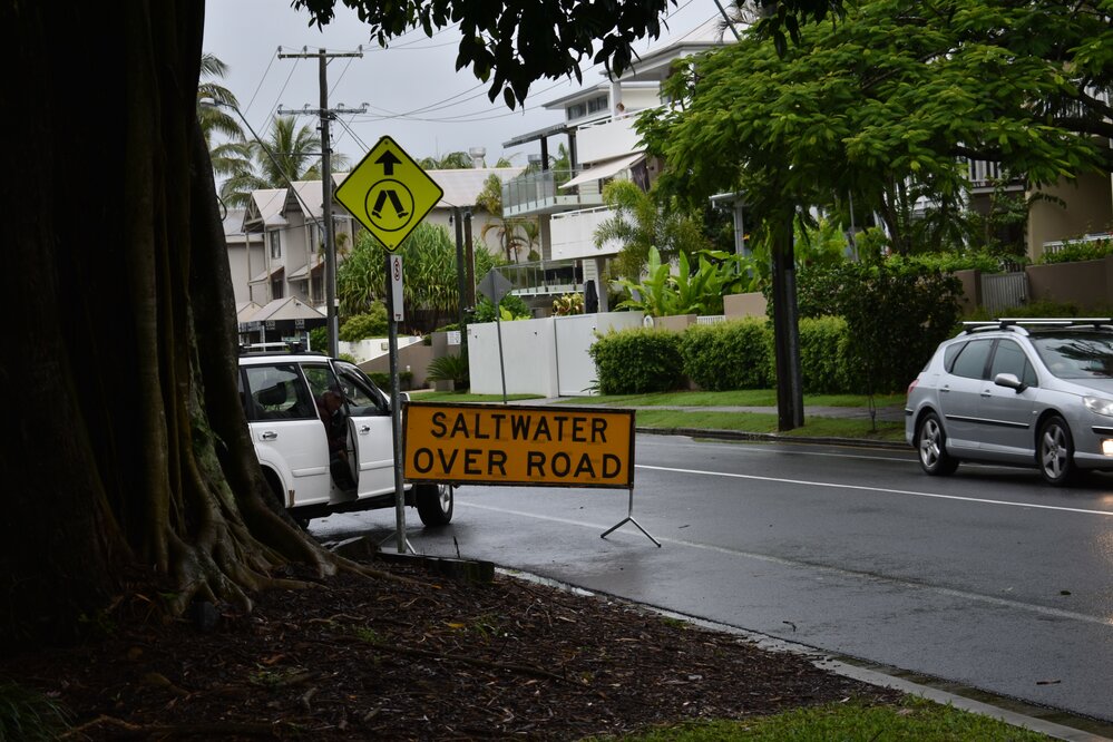 Flooding, Gympie Terrace, Noosaville, 26 February 2022