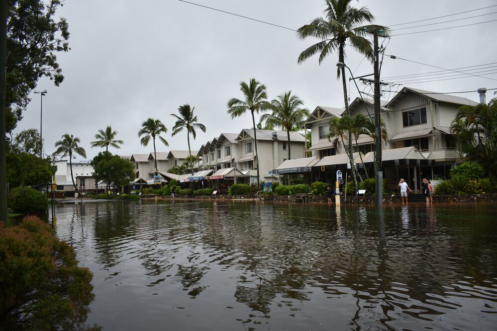 Flooding, Gympie Terrace, Noosaville, 26 February 2022