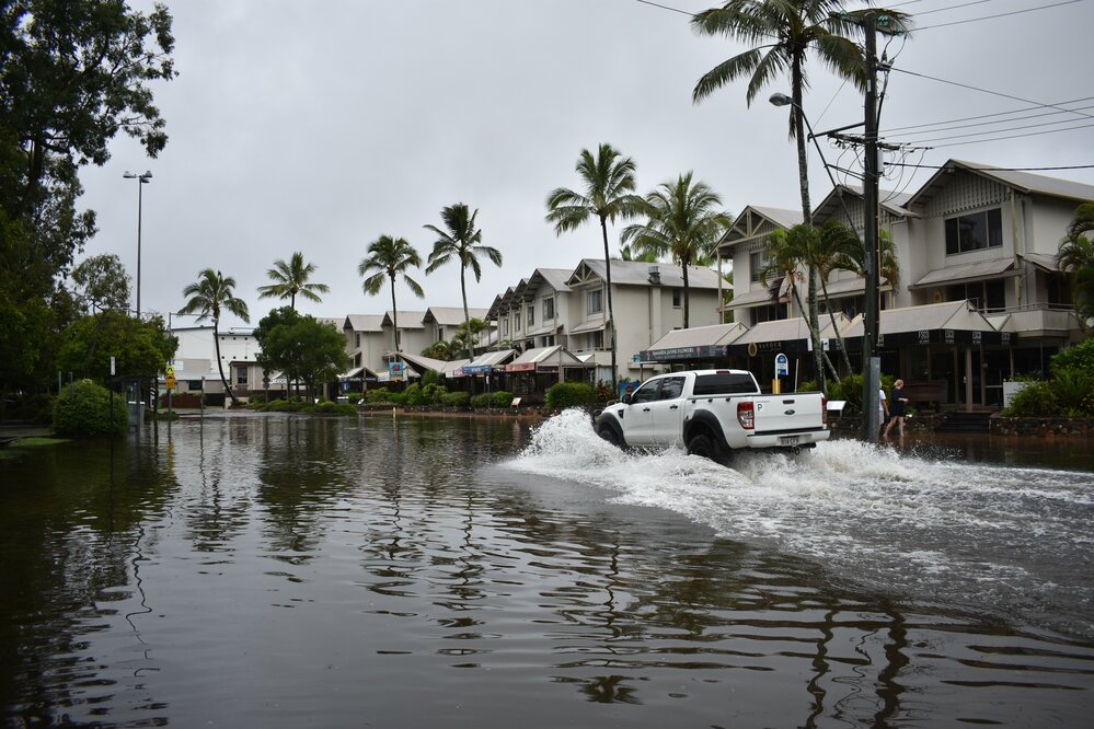 Flooding, Gympie Terrace, Noosaville, 26 February 2022