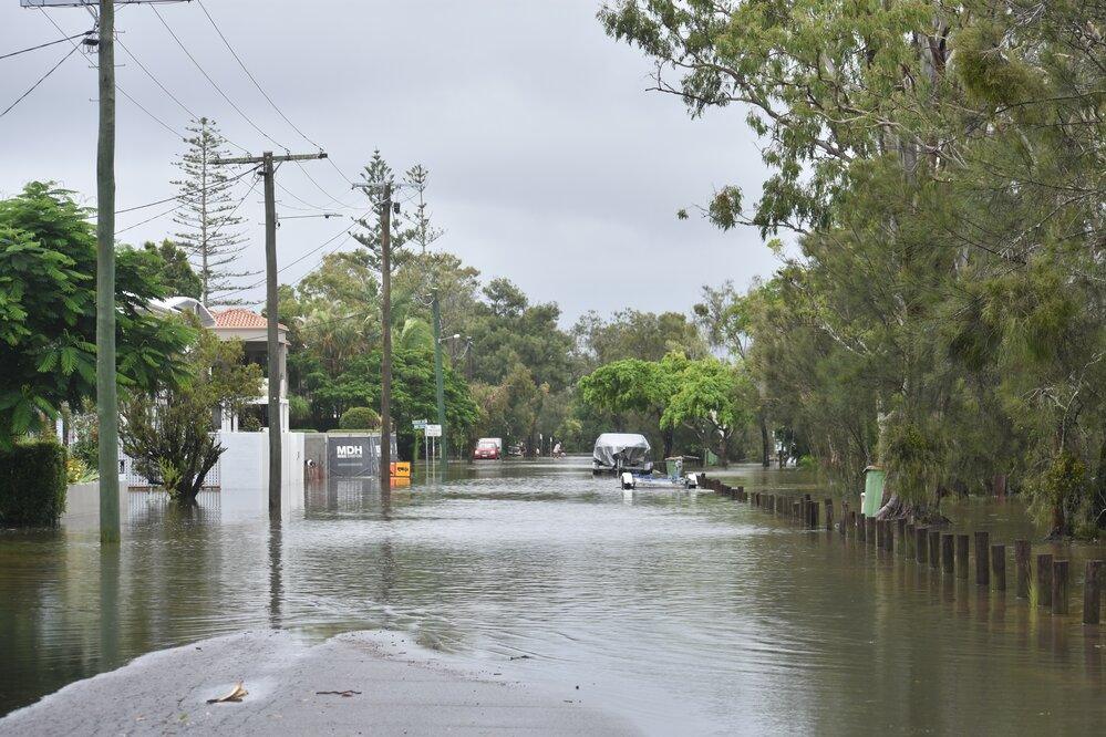 Flooding, Hilton Esplanade, Tewantin, 26 February 2022