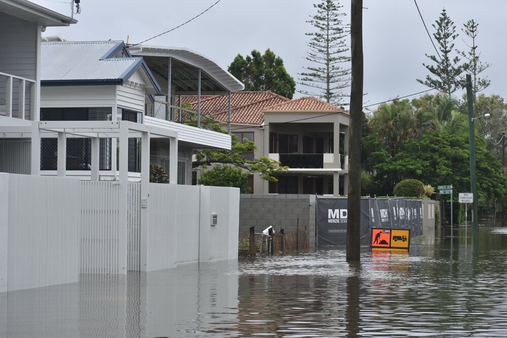Flooding, Hilton Esplanade, Tewantin, 26 February 2022