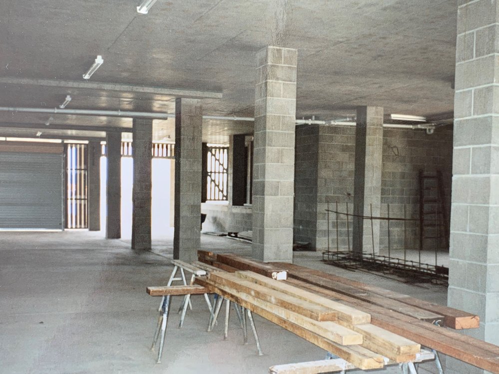 Noosa Yacht and Rowing Club under construction, 142 Gympie Terrace, Noosaville, 1993 - March 1994