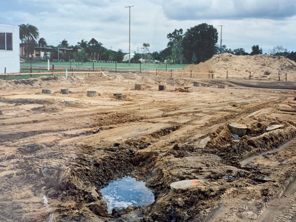 Noosa Yacht and Rowing Club under construction, 142 Gympie Terrace, Noosaville, 1993 - March 1994