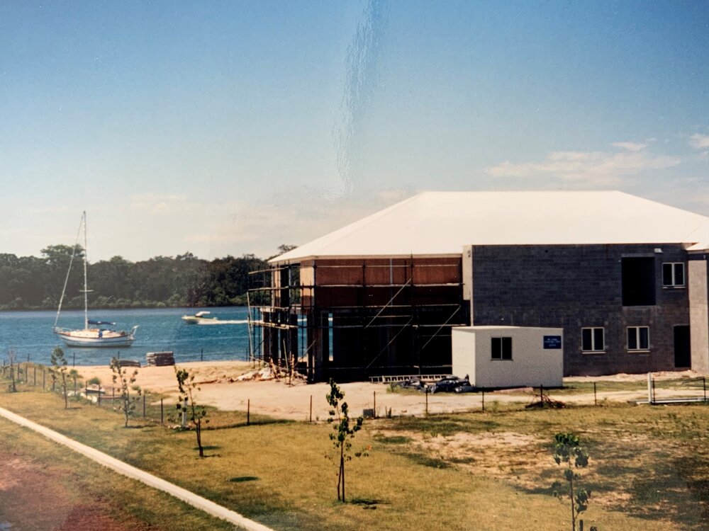 Noosa Yacht and Rowing Club under construction, 142 Gympie Terrace, Noosaville, 1993 - March 1994
