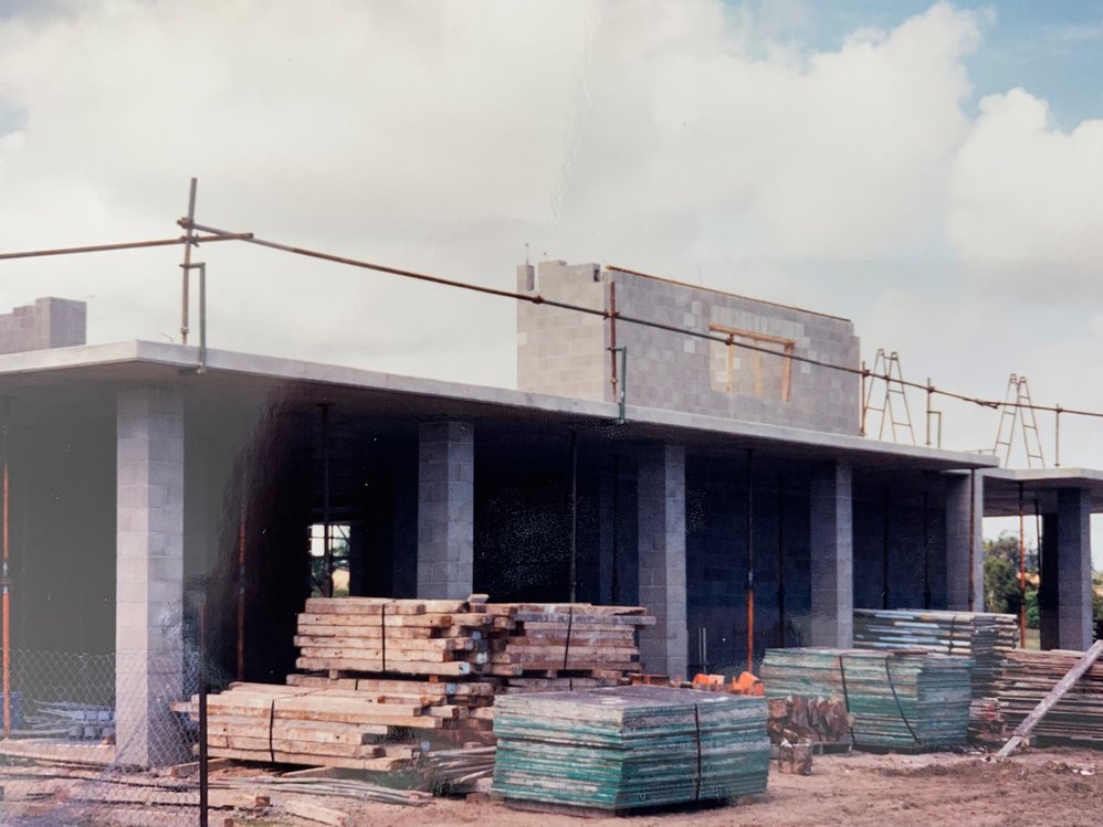 Noosa Yacht and Rowing Club under construction, 142 Gympie Terrace, Noosaville, 1993 - March 1994