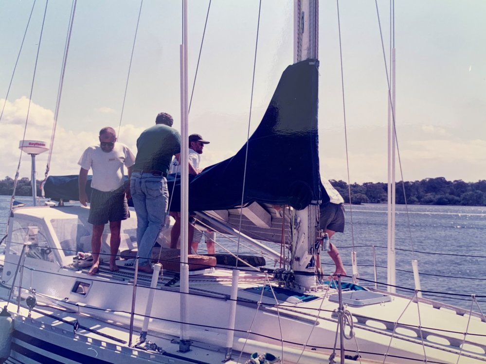 Sailors and boats, Noosa River, Noosaville