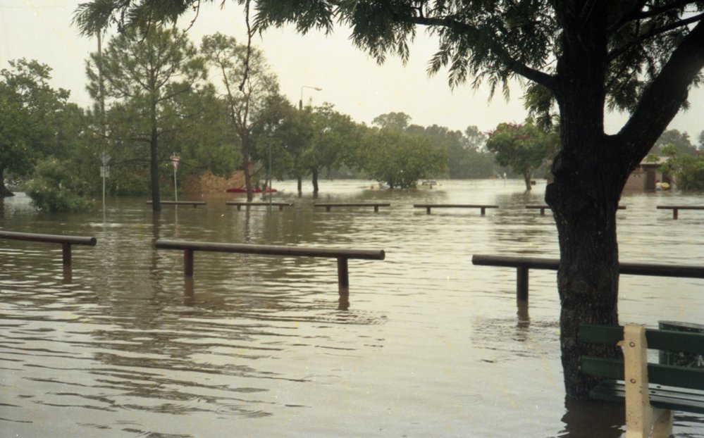 Flooding, Martin Park, Tewantin, 1992