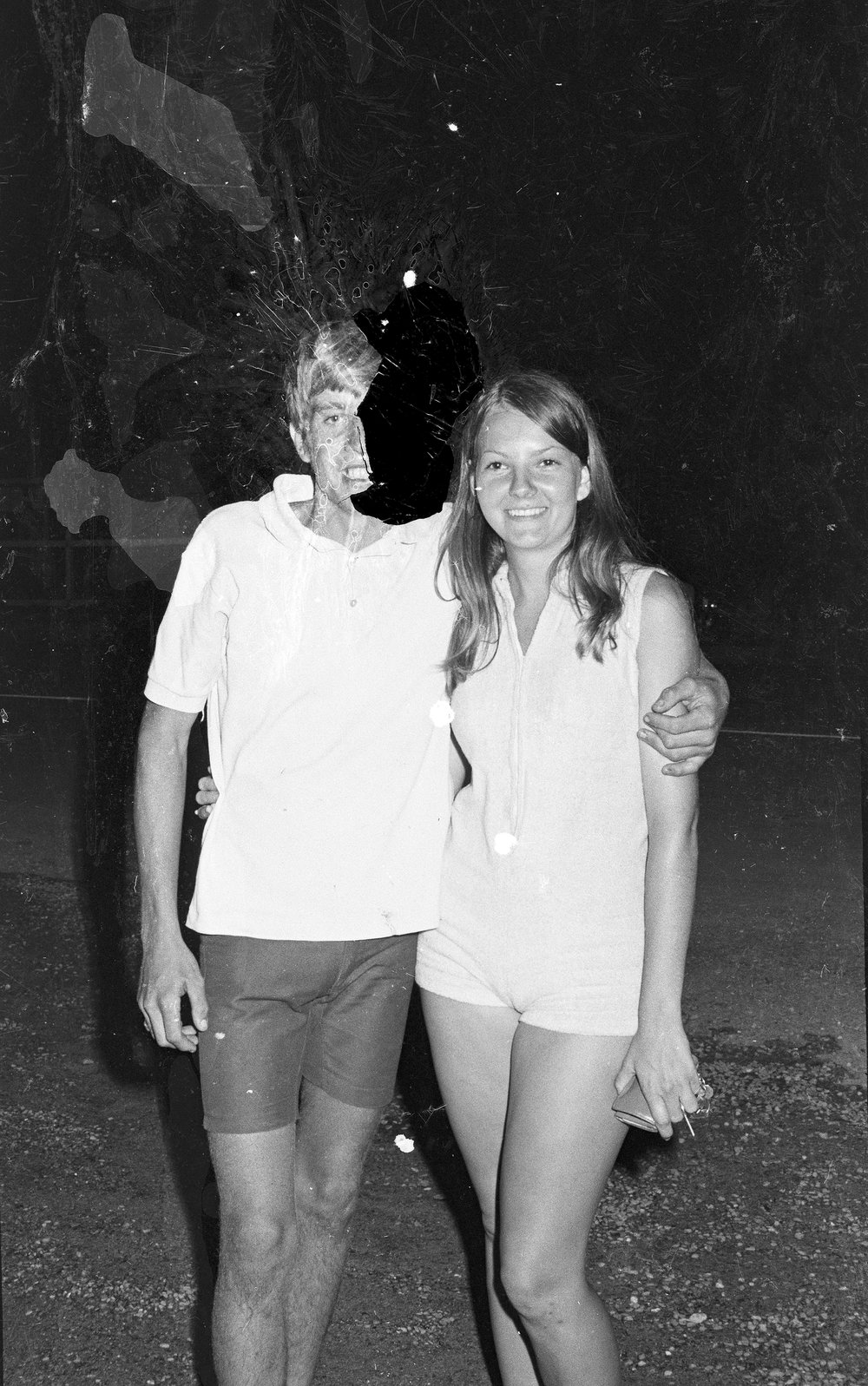 Attendees, Christmas Eve Mardi Gras, Poinciana Avenue, Tewantin, 24 December 1969