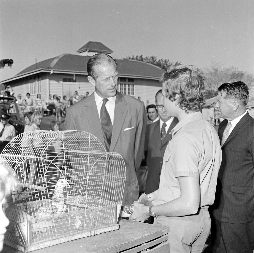 Duke of Edinburgh, Duke of Edinburgh Gold Awards ceremony, Maryborough, 24 October 1973